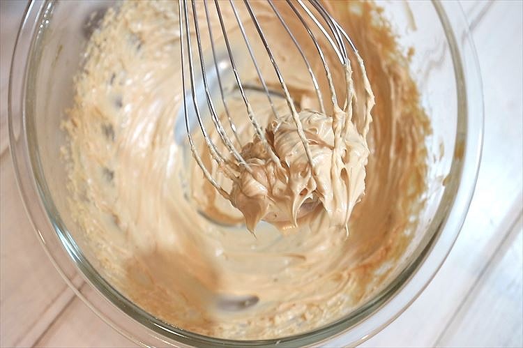 キャラメルバタークリームの作り方 レシピ コリスのお菓子作りブログ