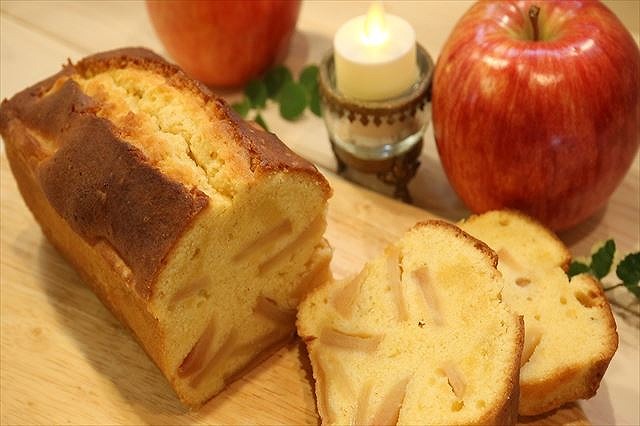 りんごのパウンドケーキの作り方 レシピ コリスのお菓子作りブログ