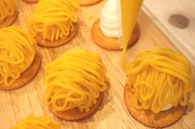 クリームチーズパンプキンロールのレシピ