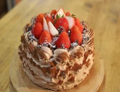 本格クリスマスケーキの作り方 プロレシピ お店のように綺麗に美味しく仕上げるポイント 12 15 18 各サイズレシピ コリスのお菓子作りブログ